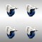 Service Caster 3.5 Inch 316SS Solid Polyurethane Swivel Bolt Hole Caster Set with Lock Brake SCC-SS316BHTTL20S3514-SPUS-4 - alternate 1